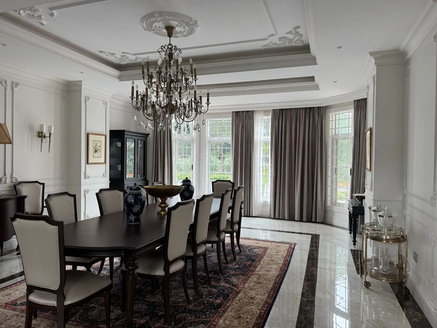 Formal dining room, Luxury residence on the Nile, Njeru, Buikwe District