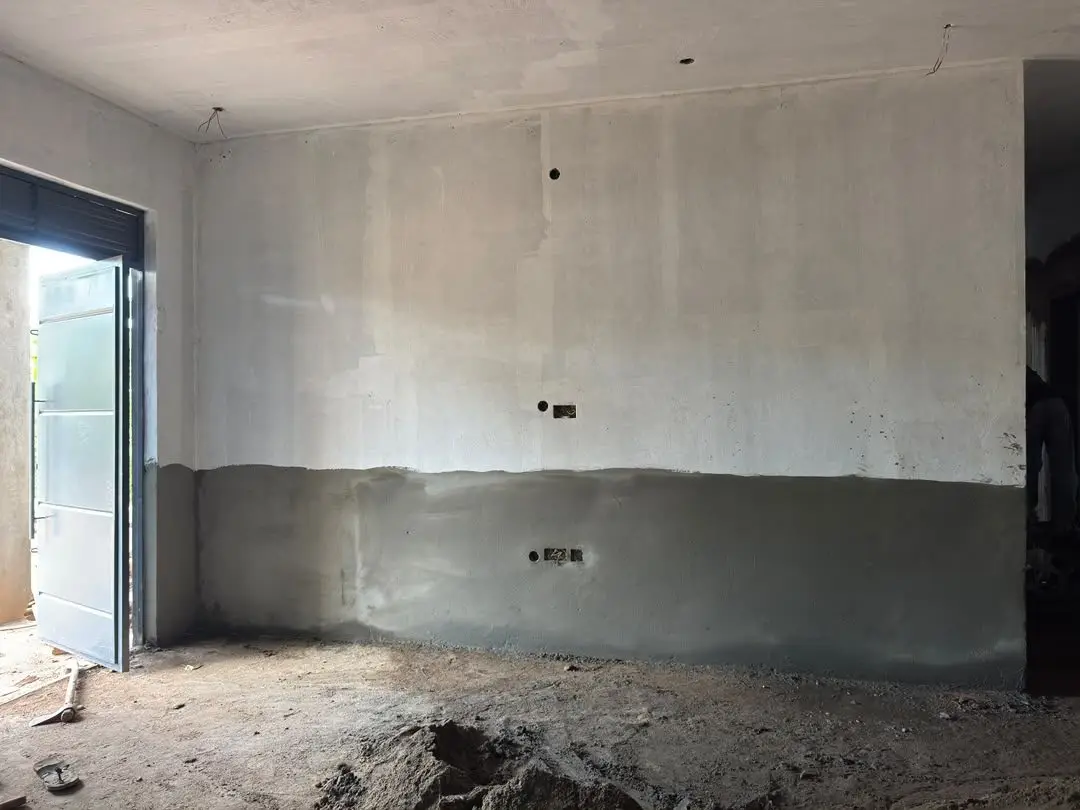 Interior plastering, Modern family bungalow, Nakabango, Jinja