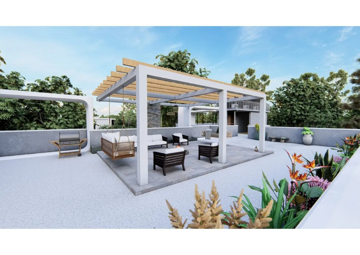 Rooftop terrace, Apartments with rooftop terrace, Jinja