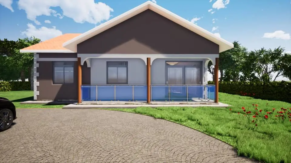 Three-bedroom bungalow, Mafubira, Jinja